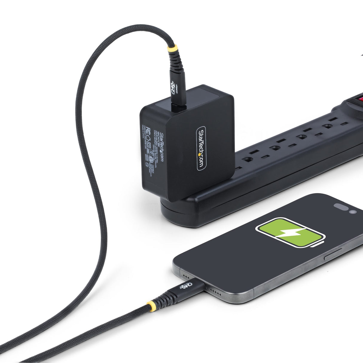 EAN 0065030919975 - StarTech.com S2CEPR2M-USB-CABLE cable USB USB 2.0 USB C Negro imagen 7