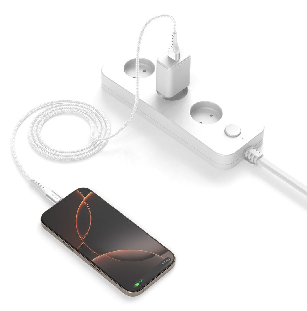 4smarts Usb-A Auf Usb-C Cable Primecord 18w 1.5m. Weiss