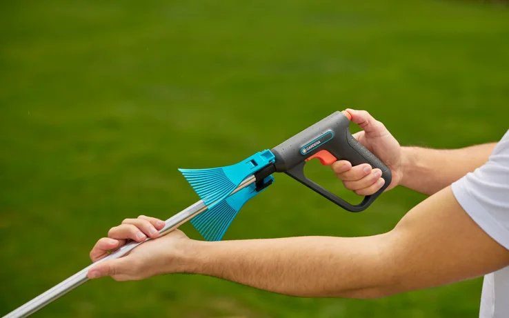 Pinza Gardena 4en1 Gris/Turquesa, Función De Agarre Y Recogida 11700-20