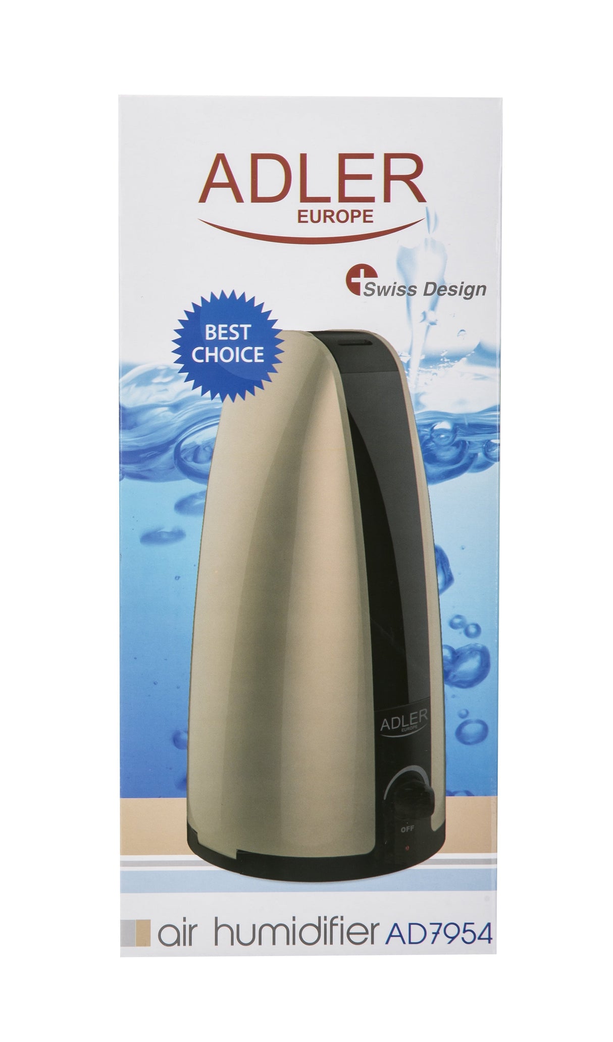 EAN 5908256834156 - Adler AD 7954 humidificador 1 L Negro, Oro 18 W imagen 3