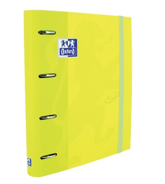 Oxford Carpeta 4 Anillas Touch Europeanbinder C/ Recambio 100h 5x5 A4+ Lima