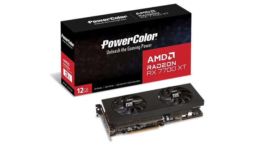 Powercolor Amd Radeon Rx 7700 Xt 12gb Gddr6 Rx7700xt 12g-P