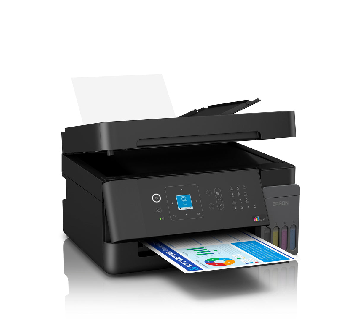 Epson Ecotank Et-4905 Multifunktionsdrucker 4in1 Tintenstrahl Farbe A4 11s M