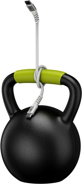 Cable Goobay Usb-C (St-St) 2m Verbindungscable Textilmantel Blanco