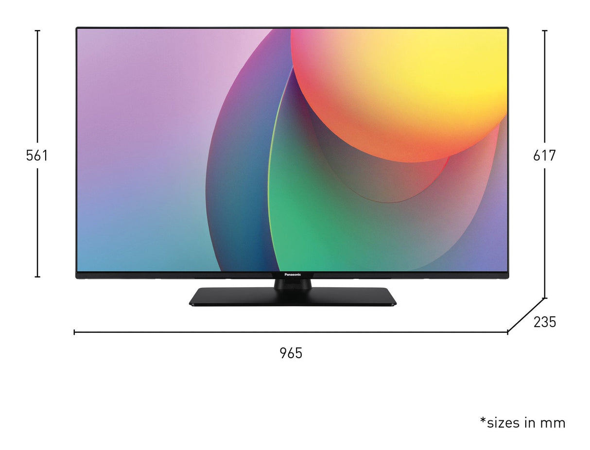 Panasonic Tb-43w60aez Tv 43 (109,2cm.) Pulgadas 4k Ultra Hd (2160p) Led Smart Tv Con Tivo Hdr Wifi Bluetooth Negro