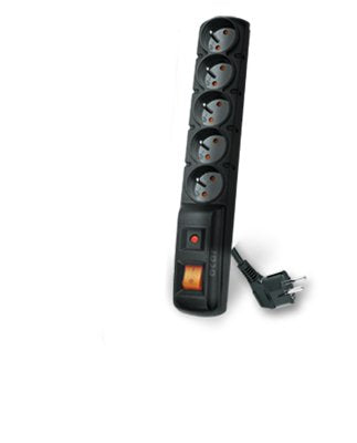 EAN 5904743285302 - ACAR F5 base múltiple 1,5 m 5 salidas AC Interior Negro imagen 1