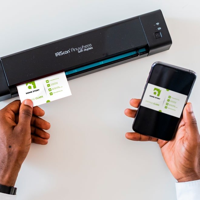 Escáner Portátil I.R.I.S. Iriscan Anywhere 6 Wifi Duplex 1200 X 1200 Dpi A4 Negro