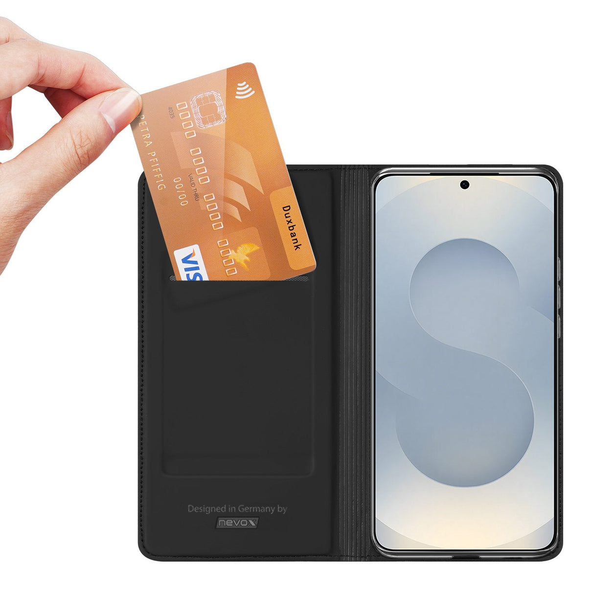 Nevox Vario Series, Funda Para Teléfono Móvil Negra, Samsung Galaxy S26 4250686415803.0