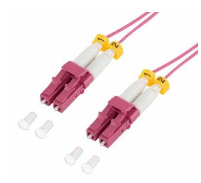 Logilink Om4 Patchkabel Lwl 0,5m Violett Extra DNn