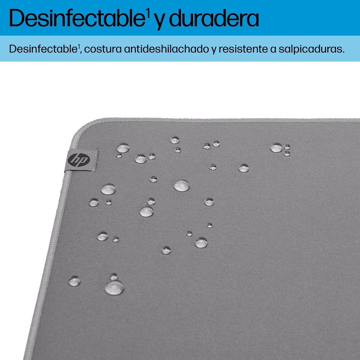 Hp 205 - Alfombrilla De Ratón - Desinfectable - Gris
