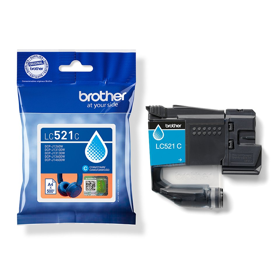 EAN 4977766839204 - Brother LC521C cartucho de tinta 1 pieza(s) Original Cian imagen 4