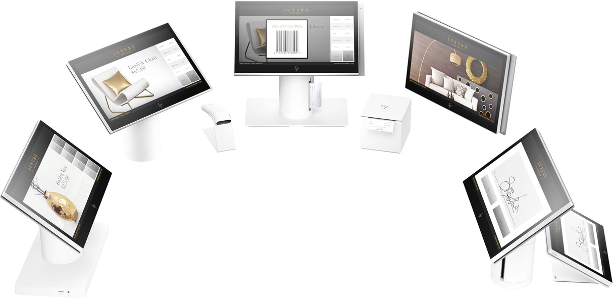 Hp Engage One 10t Pantalla De Cliente 10.1" Pantalla Táctil 1280 X 800 @ 60 Hz Ips 500 Cd/M² 800:1 25 Ms Usb-C Bisagra Y Bisel Negros Para Engage One