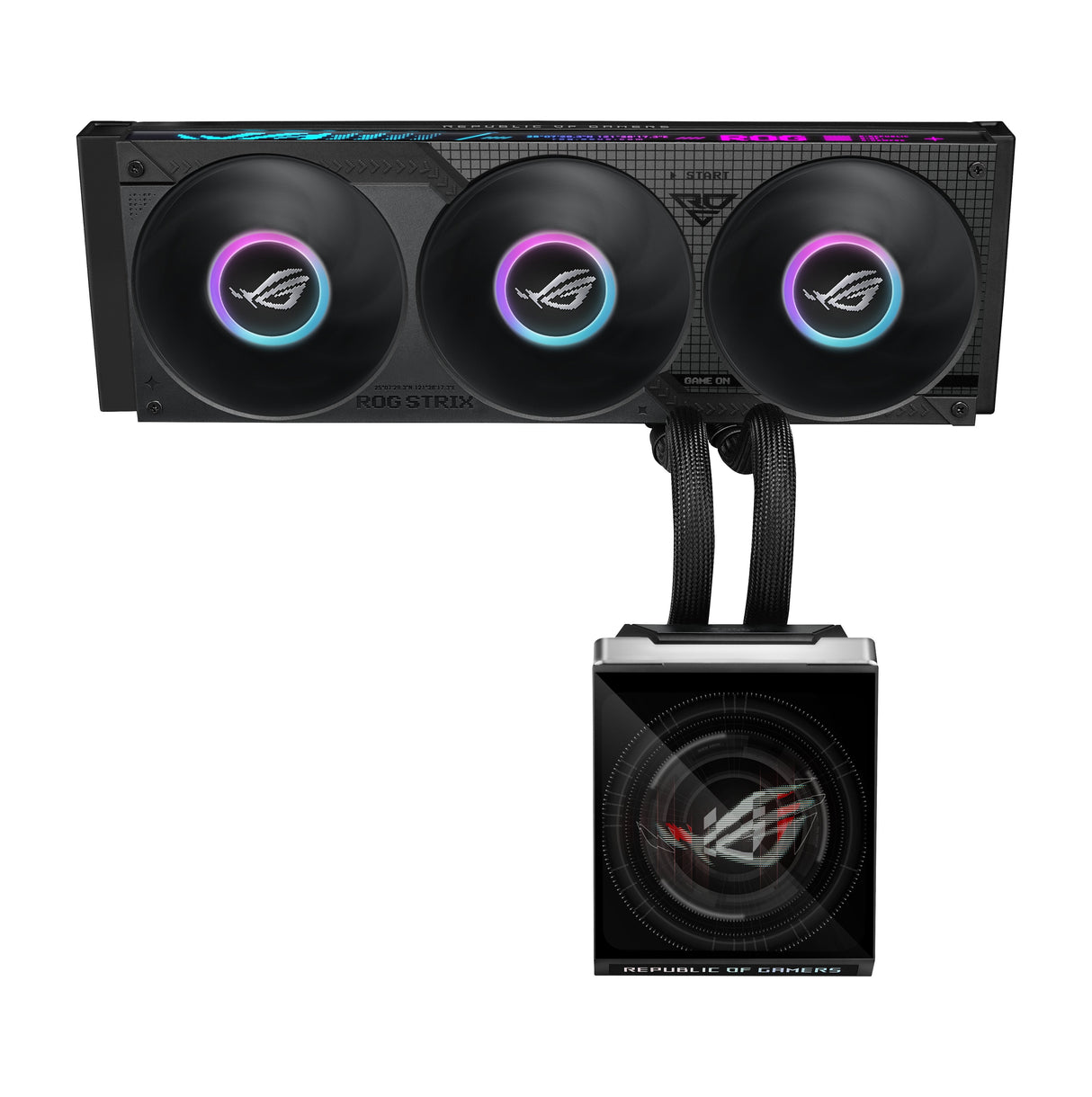 Refrigeración Liquida Cpu Asus Rog Mrix Slc Iv 360 Argb Lcd Negro