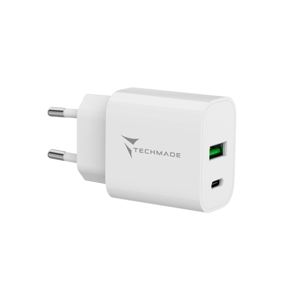 EAN 8099990150200 - Techmade TM-389 cargador de dispositivo móvil Universal Blanco Corriente alterna Carga rápida Interior imagen 1