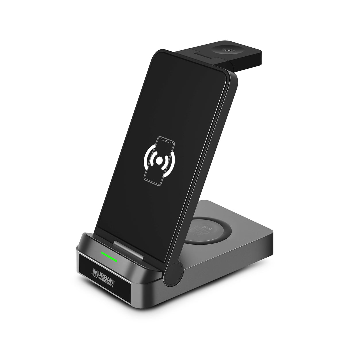 EAN 3760170884165 - Urban Factory SWC40UF cargador de dispositivo móvil Universal Negro USB Cargador inalámbrico Carga rápida imagen 1