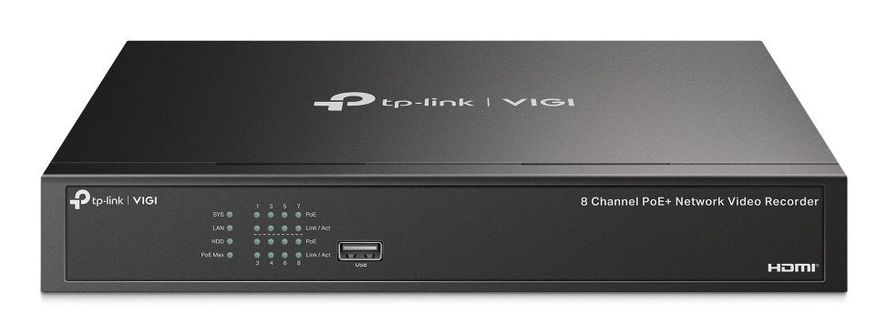 Nvr Vigi Tp-Link Vigi Nvr1008h-8p 08ch Poe Bay 1hdd H265+