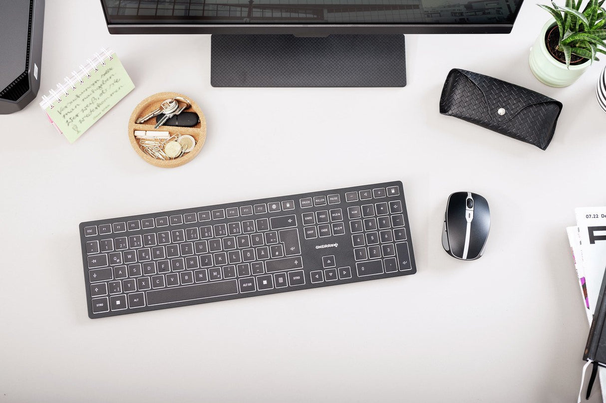 EAN 4025112097188 - CHERRY KW 9100 SLIM teclado Universal RF Wireless + Bluetooth AZERTY Francés Negro imagen 13