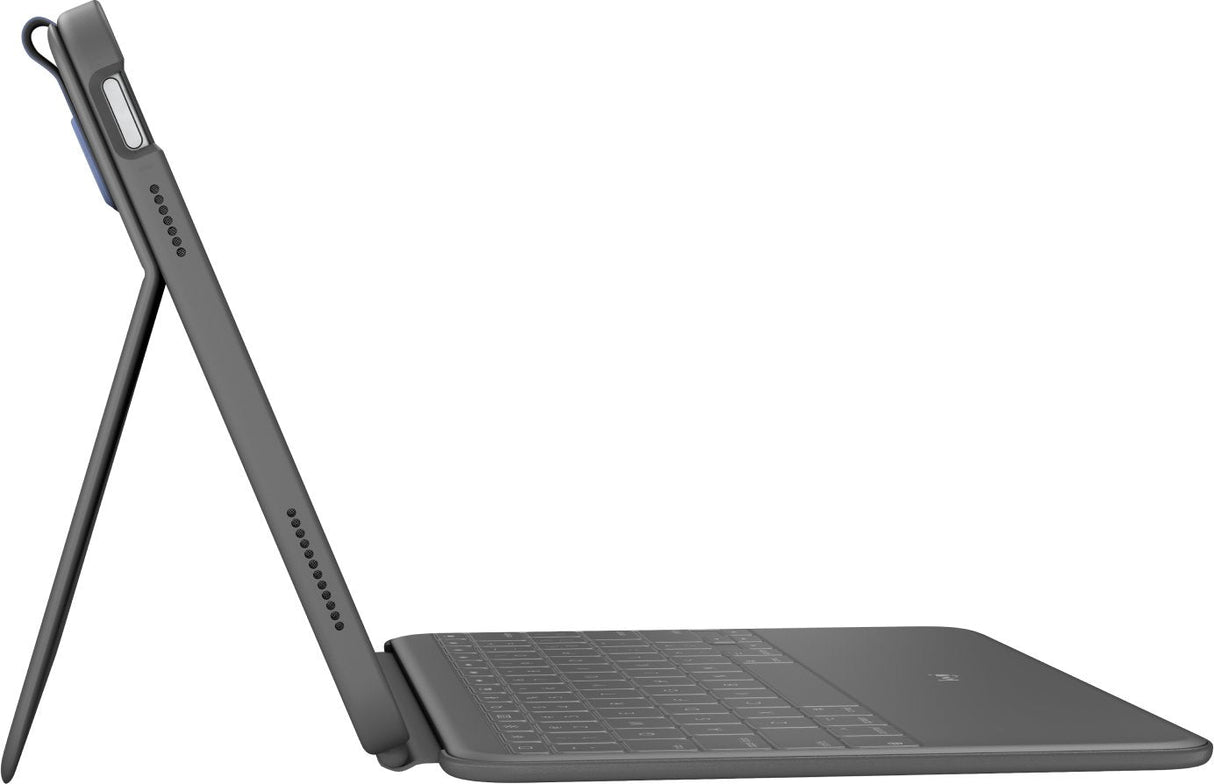 Funda Con Teclado Ingles Logitech Rugged Folio Grafito Smart Connector Qwerty Ee.Uu. Comp. Ipad (10th Gen) Model: A2696, A2757, A2777