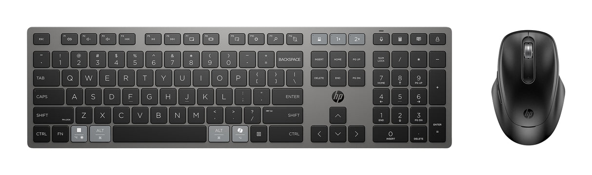EAN 198122140237 - HP 720 Multi-Device Rechargeable Wireless Keyboard and Mouse Combo teclado Ratón incluido Hogar USB + Blue imagen 1