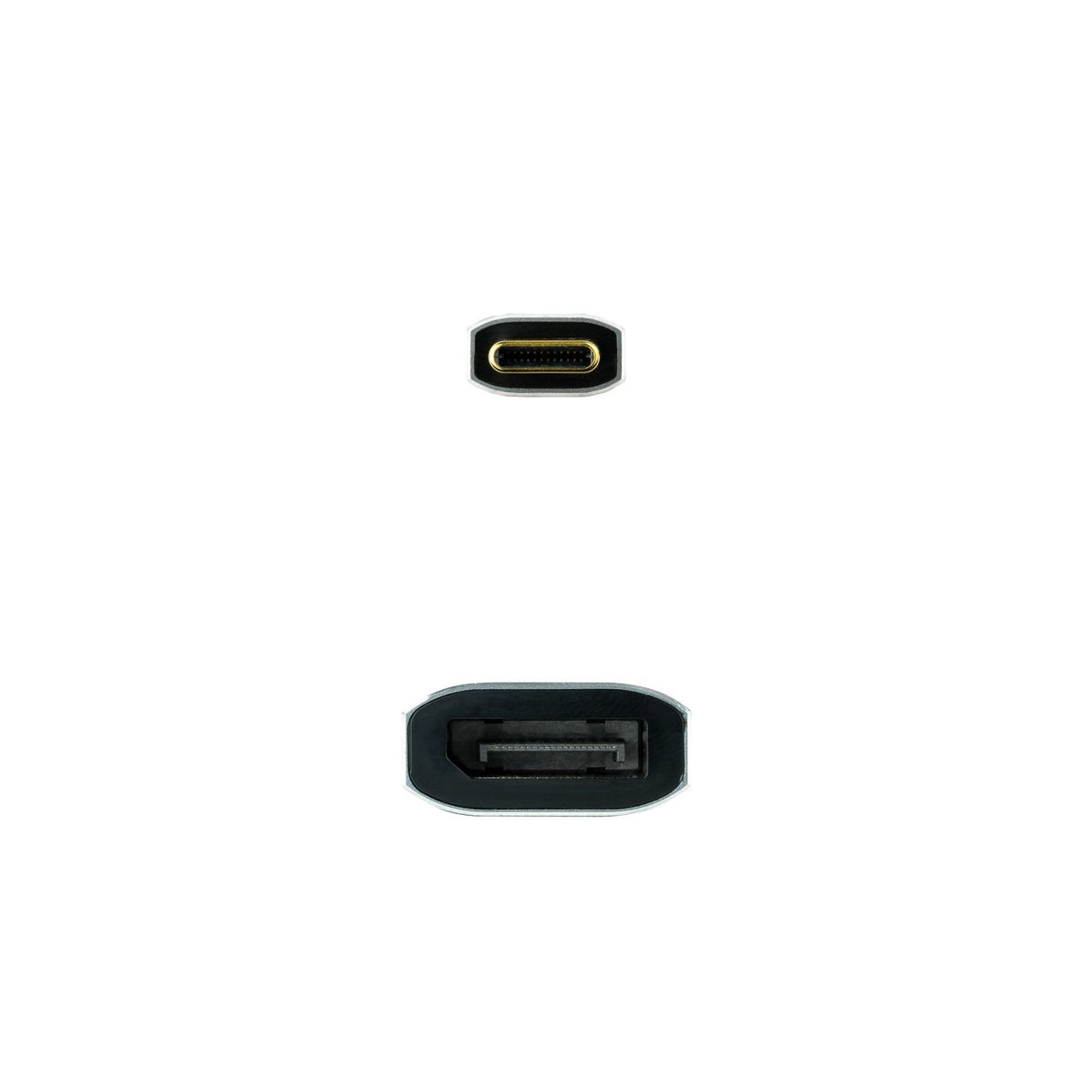 EAN 8433281012875 - Nanocable 10.16.4104-G adaptador de cable de vídeo 0,15 m USB Tipo C imagen 3