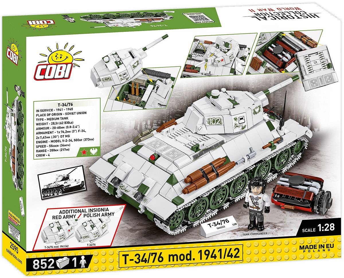 EAN 5902251025953 - COBI T-34/76 mod. 1941/42 imagen 14