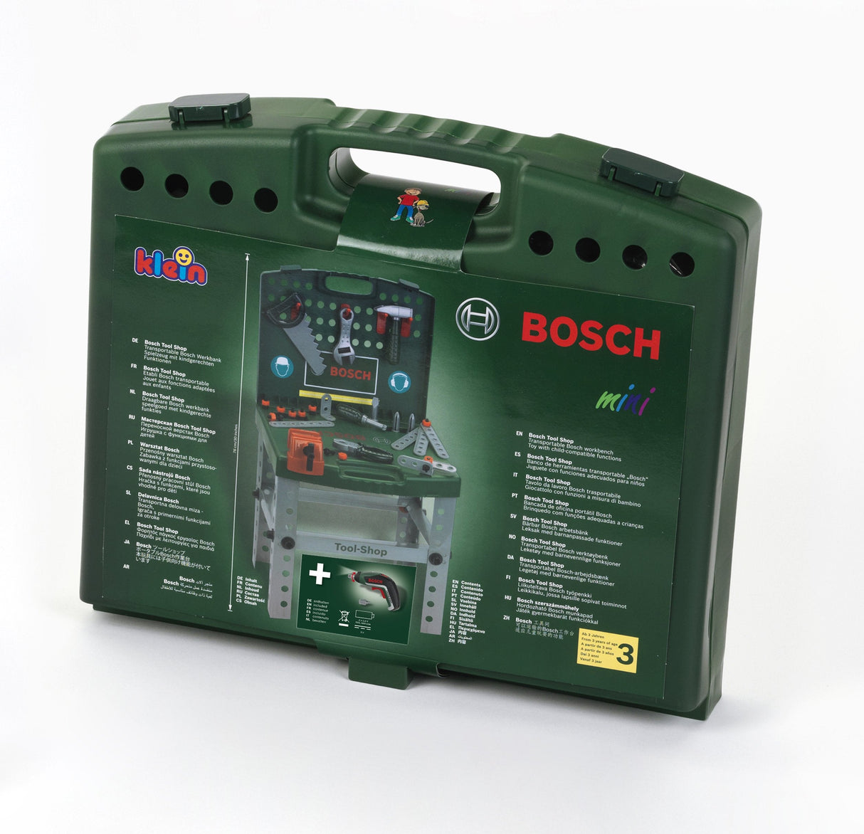 Taller Plegable Klein Bosch Con Destornillador Ixolino Ii