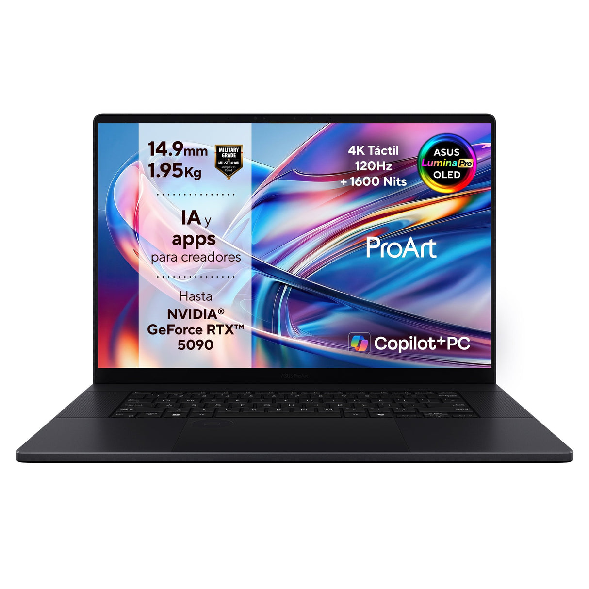 Portátil Asus Proart P16 Oled H7606ww-Se020w Ryzen Ai 9 Hx 370 64gb 2tb Ssd Geforce Rtx 5080 16' Táctil Win11