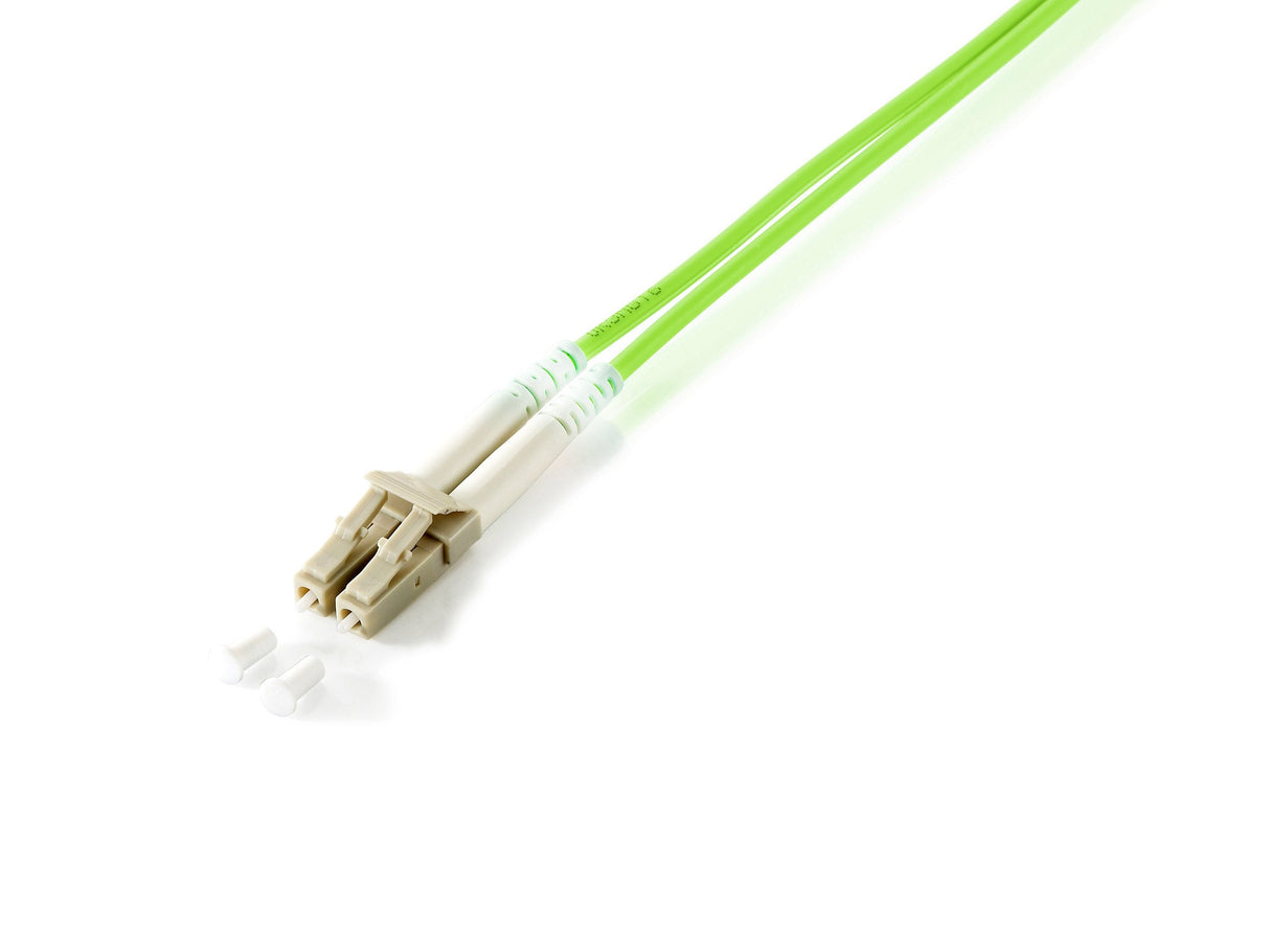 Equip Adaptadorcable Lc->Lc 0.50m Multimode Duplex Om5 Verde