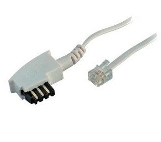 S-Conn 70046-W Cable Telefónico 6 M Blanco