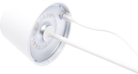 Schwaiger Lámpara De Mesa Led Batería 200lm Rgb 380mm Blanco