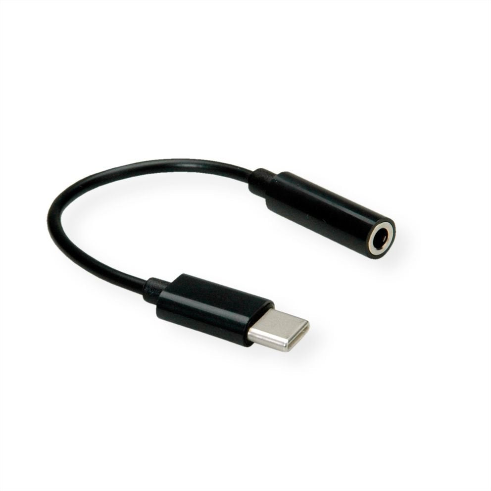 Value 12.99.3214 Cable De Audio 0,13 M 3,5mm Usb Negro