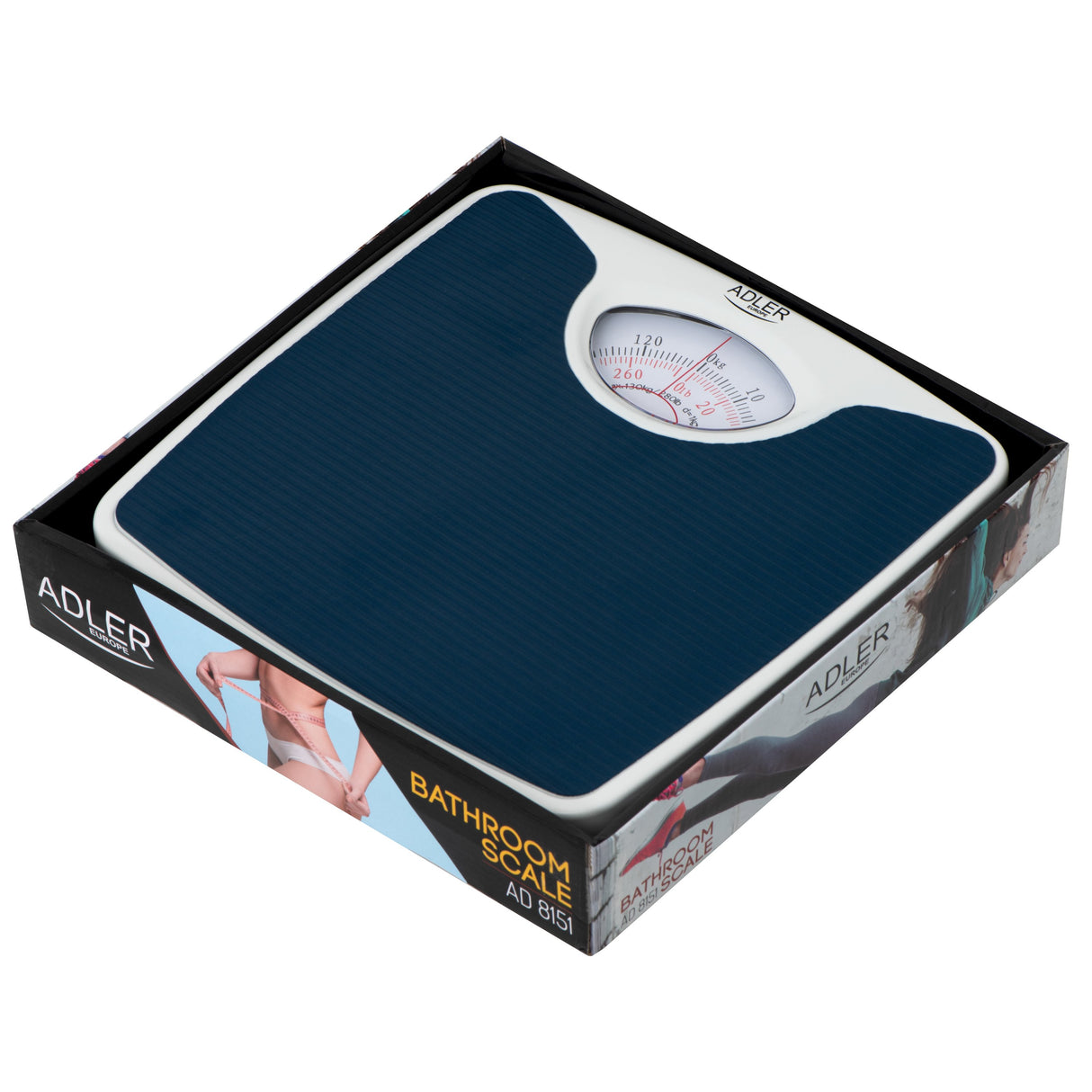 EAN 5908256839069 - Adler AD 8151B báscula de baño Plaza Azul Báscula de baño analógica imagen 4