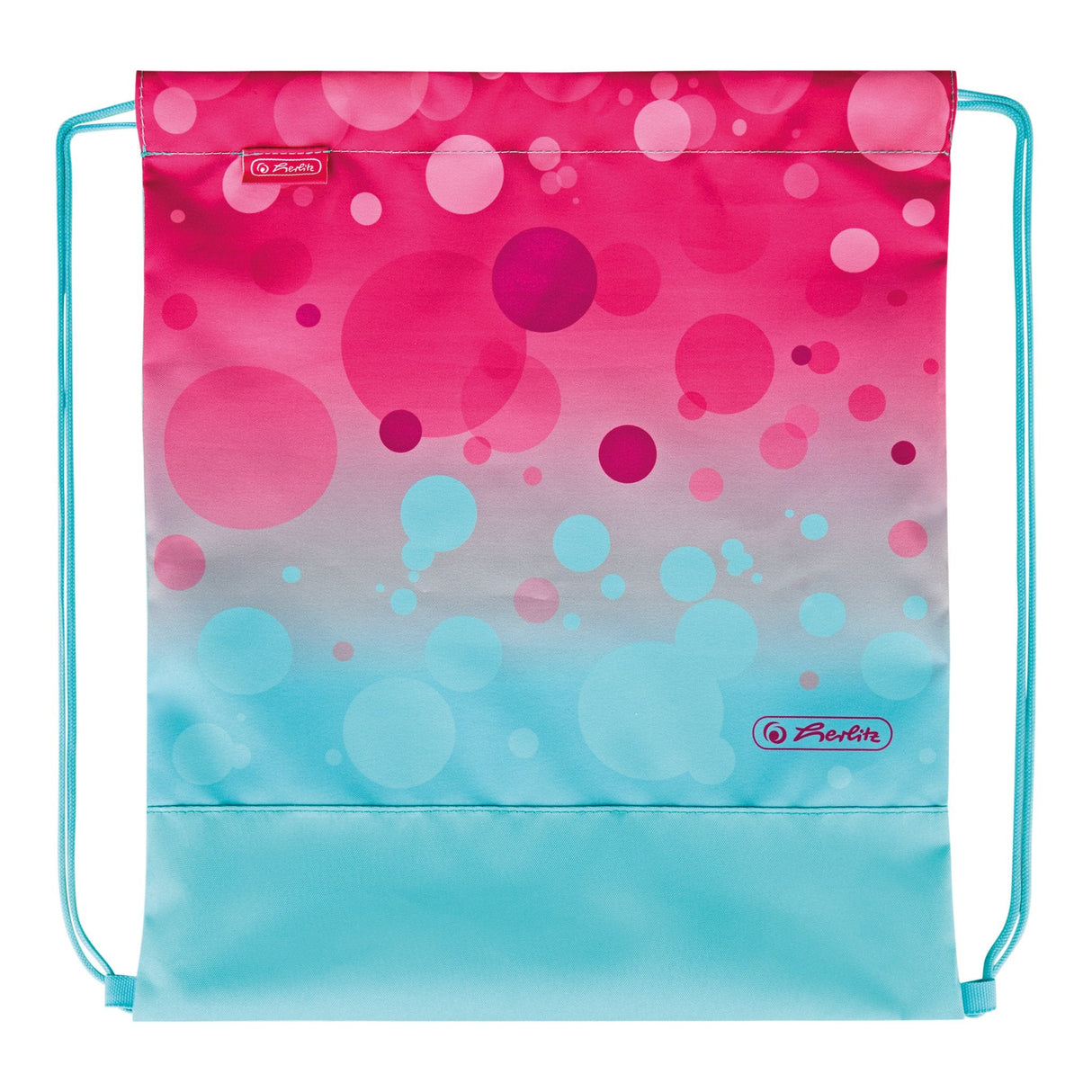 EAN 4008110344539 - Herlitz SoftLight Plus GreenLine Pink Bubbles juego de mochila escolar Chica Poliéster Azul, Rosa imagen 15