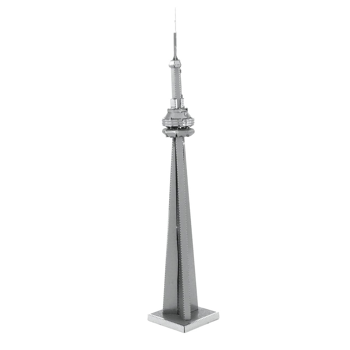 Maqueta 3d Metal Fascinations Cn Tower Toronto Montaje Sin Pegamento Ni Soldadura Maquetas 3d