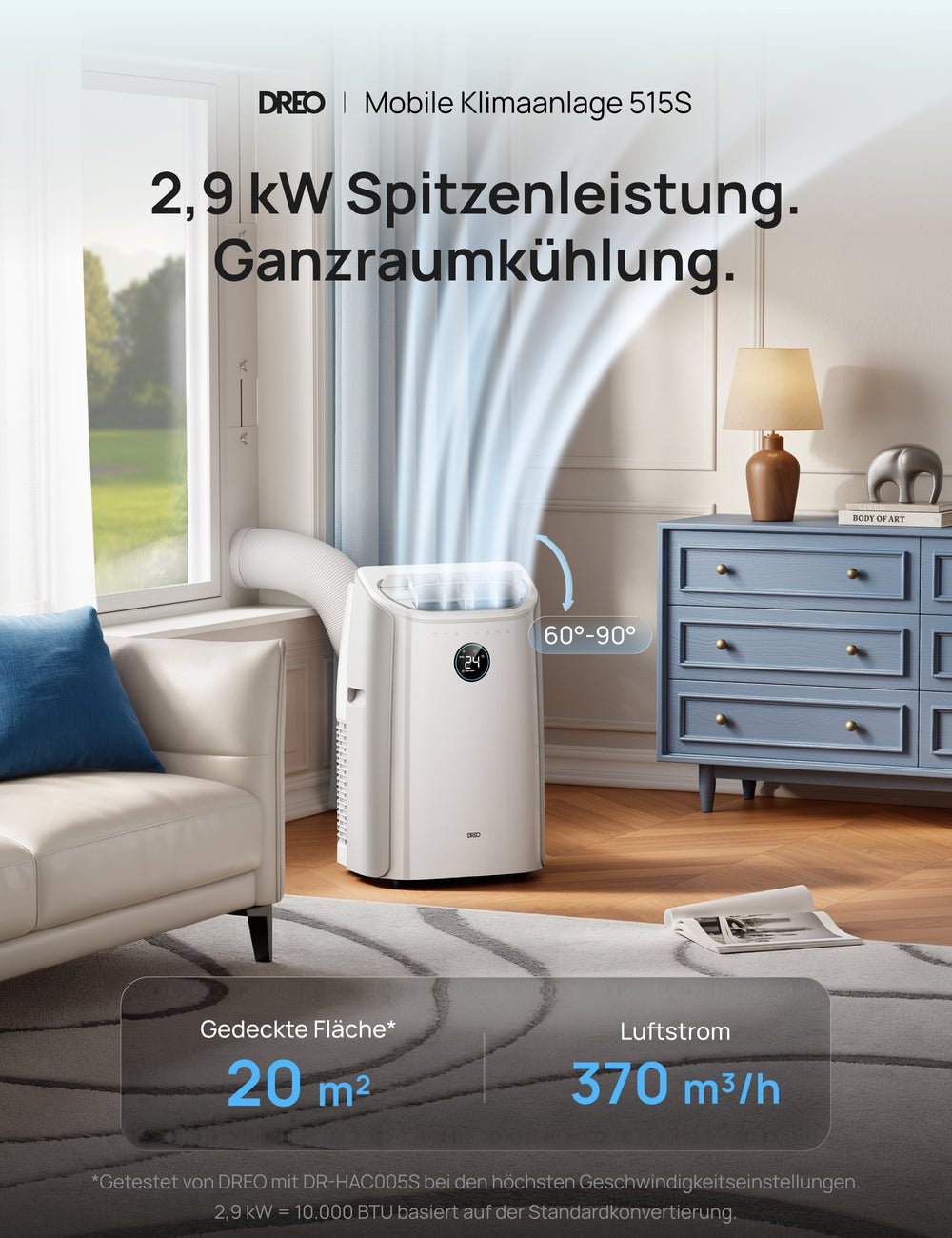 Dreo - Portable Air Conditioner, Ac515 - Smart