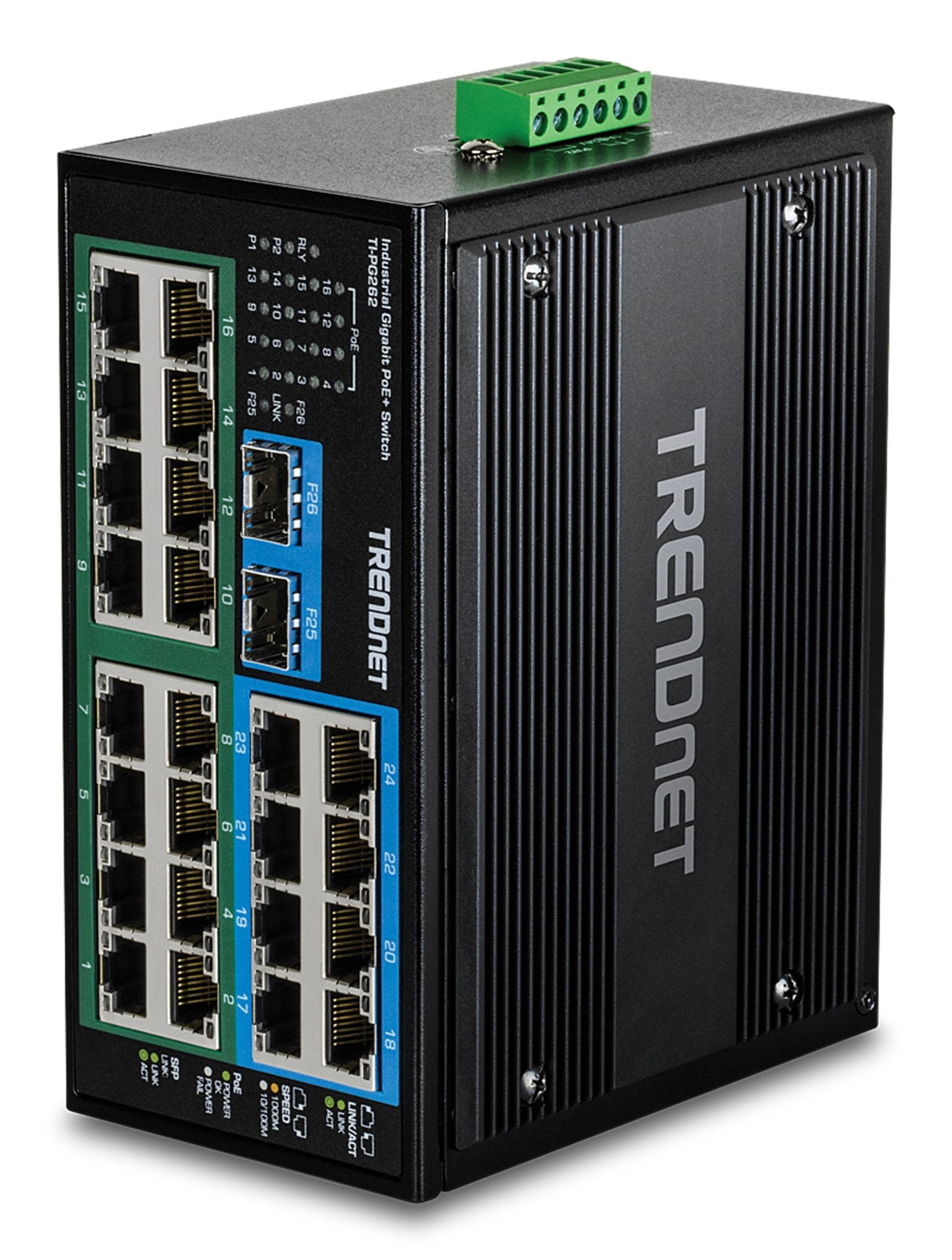 EAN 0710931162585 - Trendnet TI-PG262 switch No administrado Gigabit Ethernet (10/100/1000) Energía sobre Ethernet (PoE) Negr imagen 1