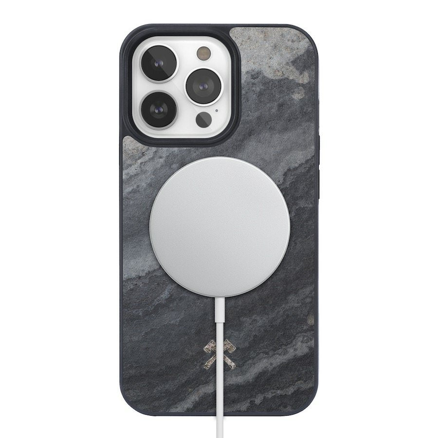 EAN 4260750593238 - Woodcessories Bumper MagSafe funda para teléfono móvil 17 cm (6.68") Gris imagen 1