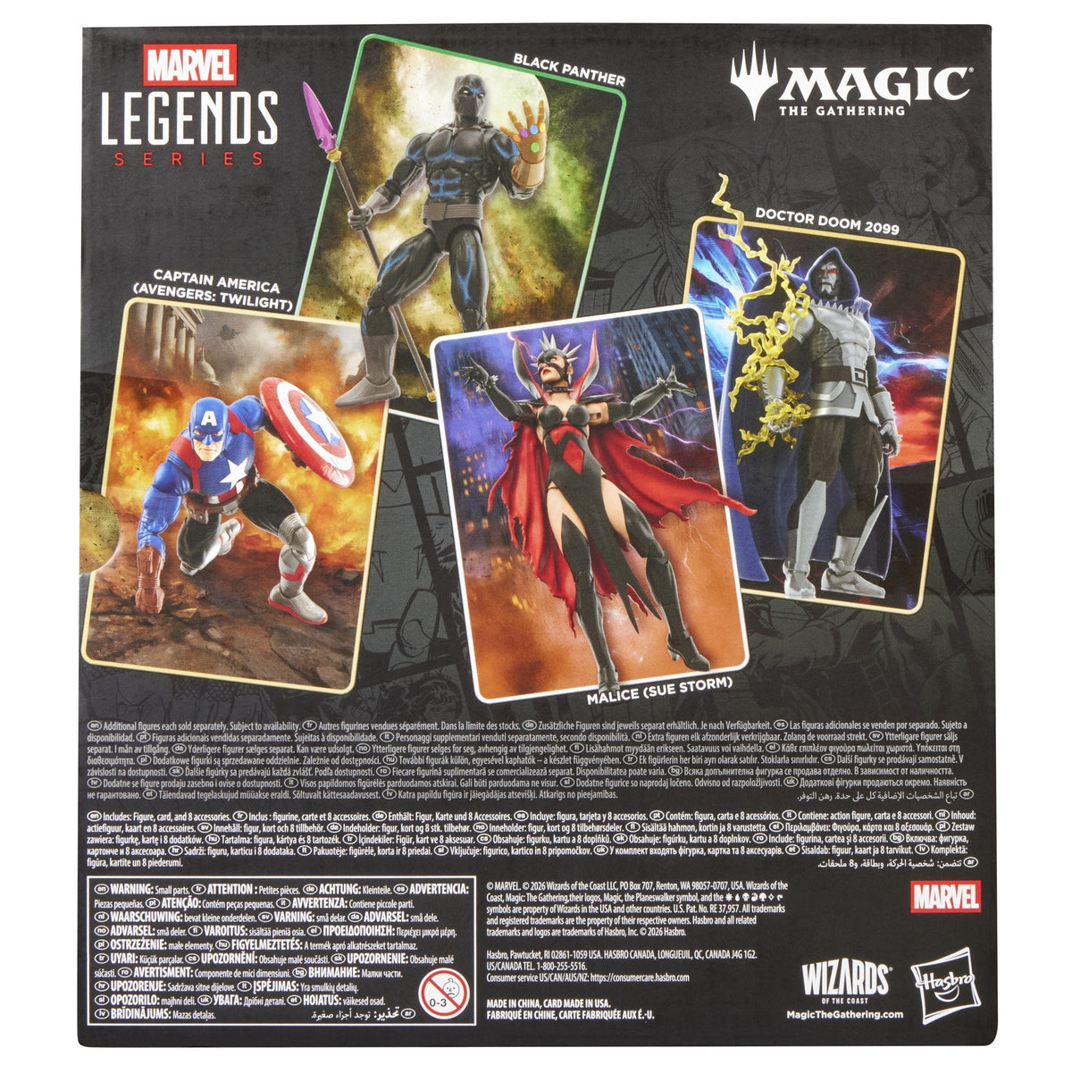 Figura Hasbro Marvel Legends Series X Magic: The Gathering Black Panther