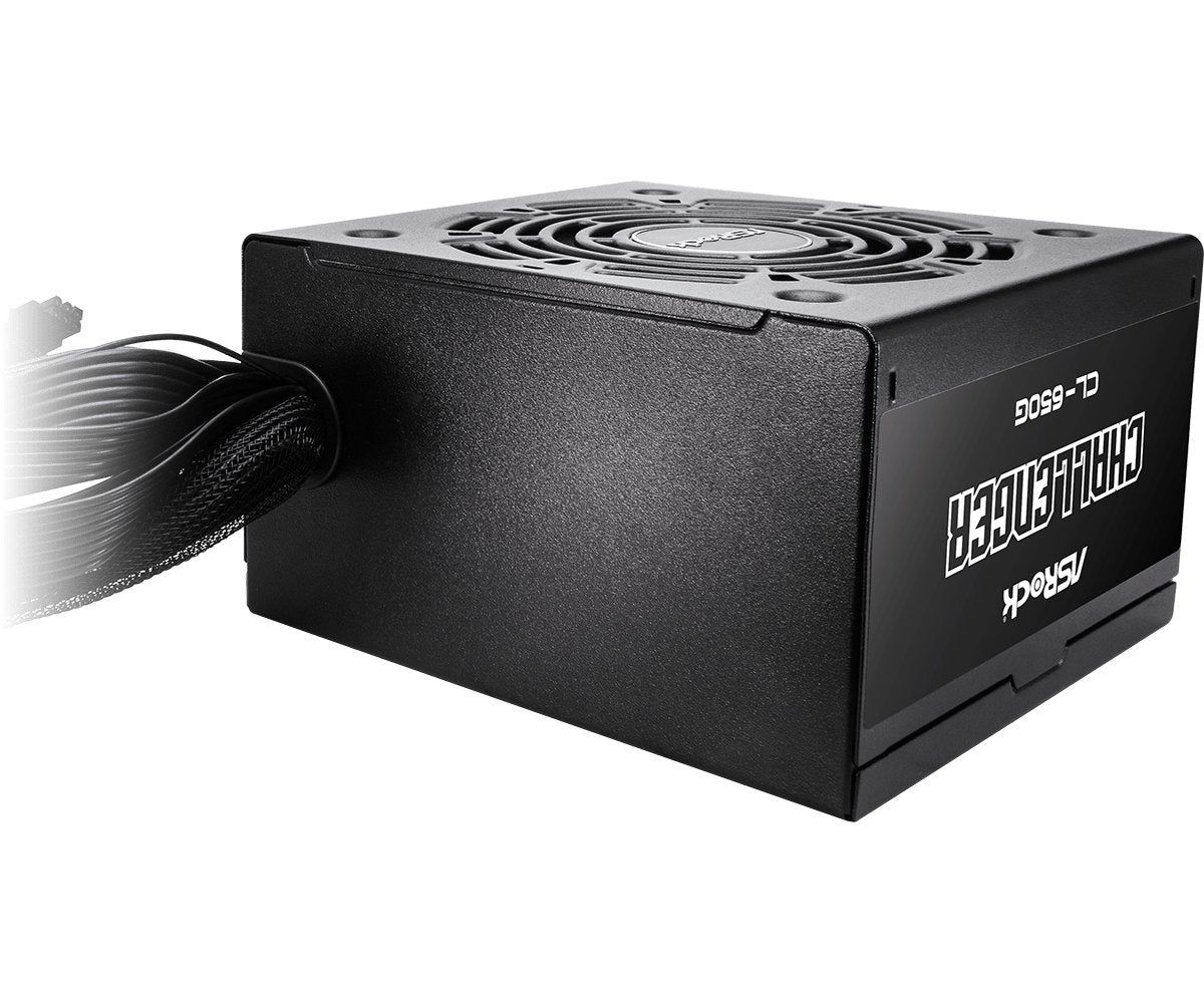 EAN 4710483948145 - Asrock CL-650G Challenger unidad de fuente de alimentación 650 W 20+4 pin ATX ATX Negro imagen 4