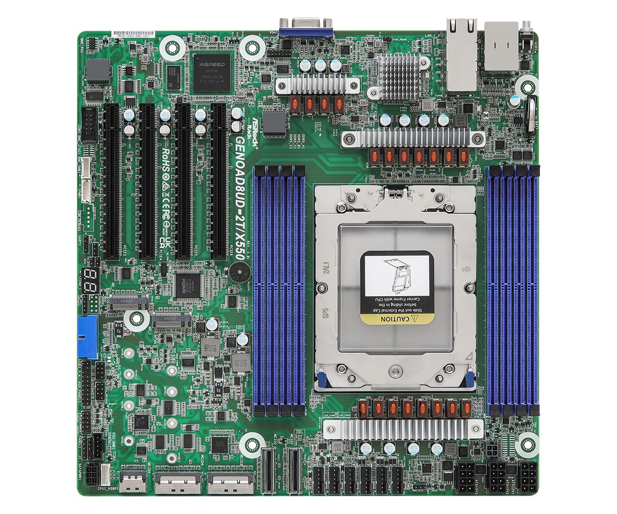 EAN 4710483938276 - Asrock GENOAD8UD-2T/X550 placa base Socket SP5 micro ATX imagen 1