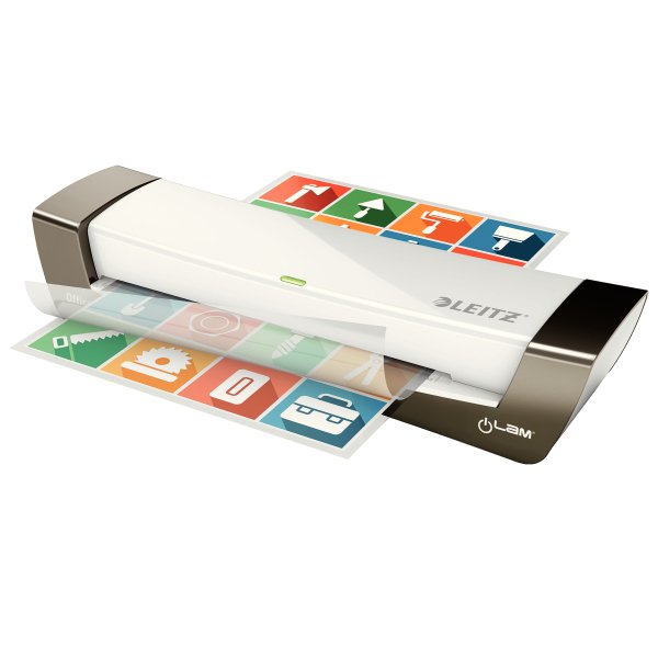 Leitz Ilam Laminator Office A4 Laminadora Térmica 400 Mm/Min Plata, Blanco