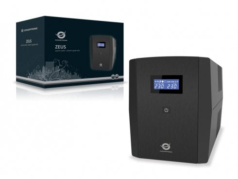 EAN 4015867204023 - Conceptronic ZEUS03E sistema de alimentación ininterrumpida (UPS) Línea interactiva 1,2 kVA 720 W 6 salid imagen 2