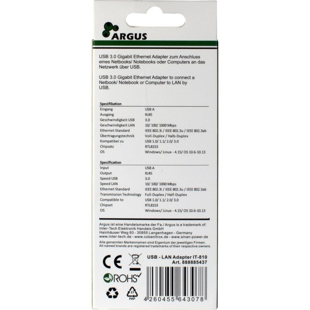 EAN 4260455643078 - Inter-Tech ARGUS IT-810 tarjeta y adaptador de interfaz imagen 4