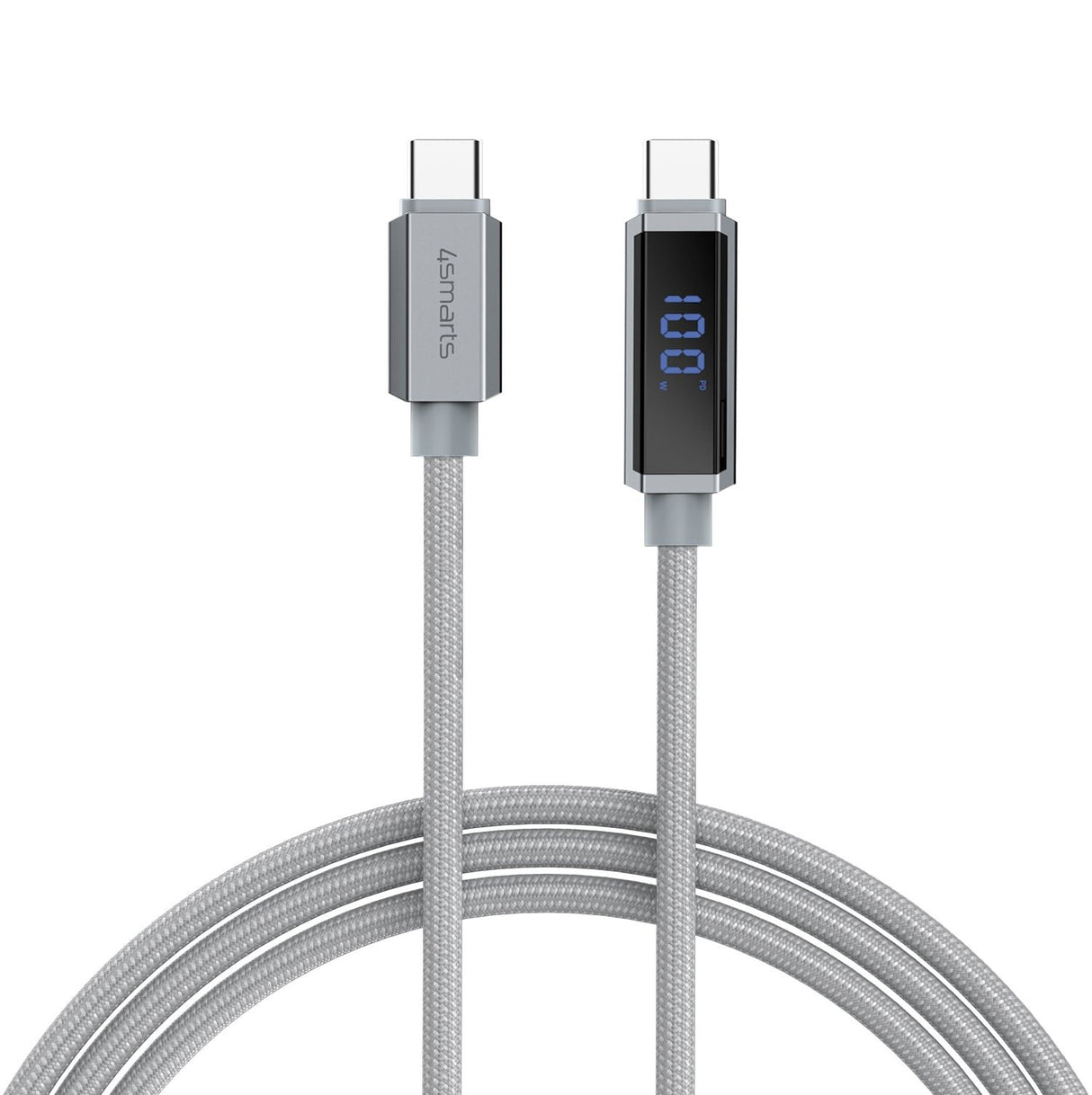 EAN 4252011911219 - 4smarts 541439 cable USB 1,5 m USB C Gris imagen 1