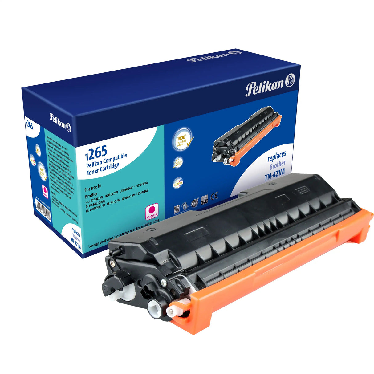 EAN 4018474285737 - Pelikan 4285737 cartucho de tóner 1 pieza(s) Compatible Magenta imagen 1