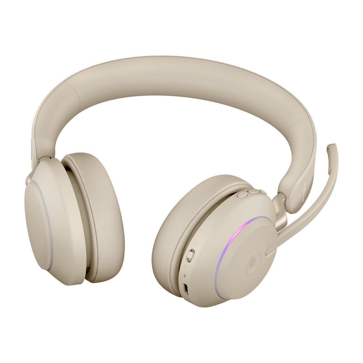 Auriculares Jabra Evolve2 65 Inalámbrico Diadema Oficina/Centro De Llamadas Usb Tipo C Bluetooth Beige