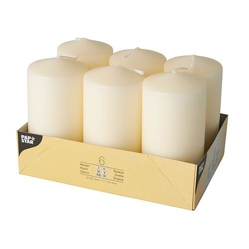 Candle Papstar Stumpenkerze 11.5 Cm Creme