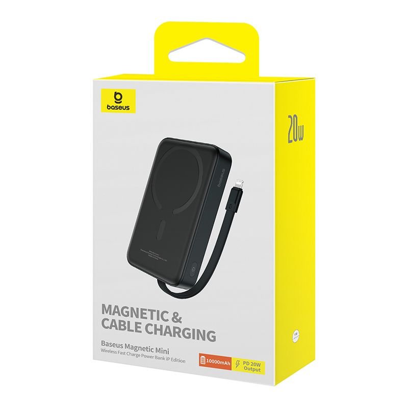 EAN 6932172642709 - Baseus MAGSAFE MINI WIRELESS POWERBANK 10.000 MAH 20W-SIYAH batería externa Polímero de litio 10000 mAh N imagen 3
