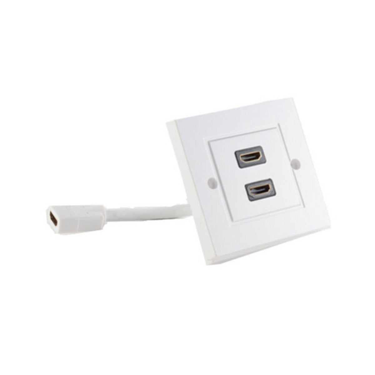 S-Impuls Hdmi Wanddose 2-Vías Con Cable, 4k