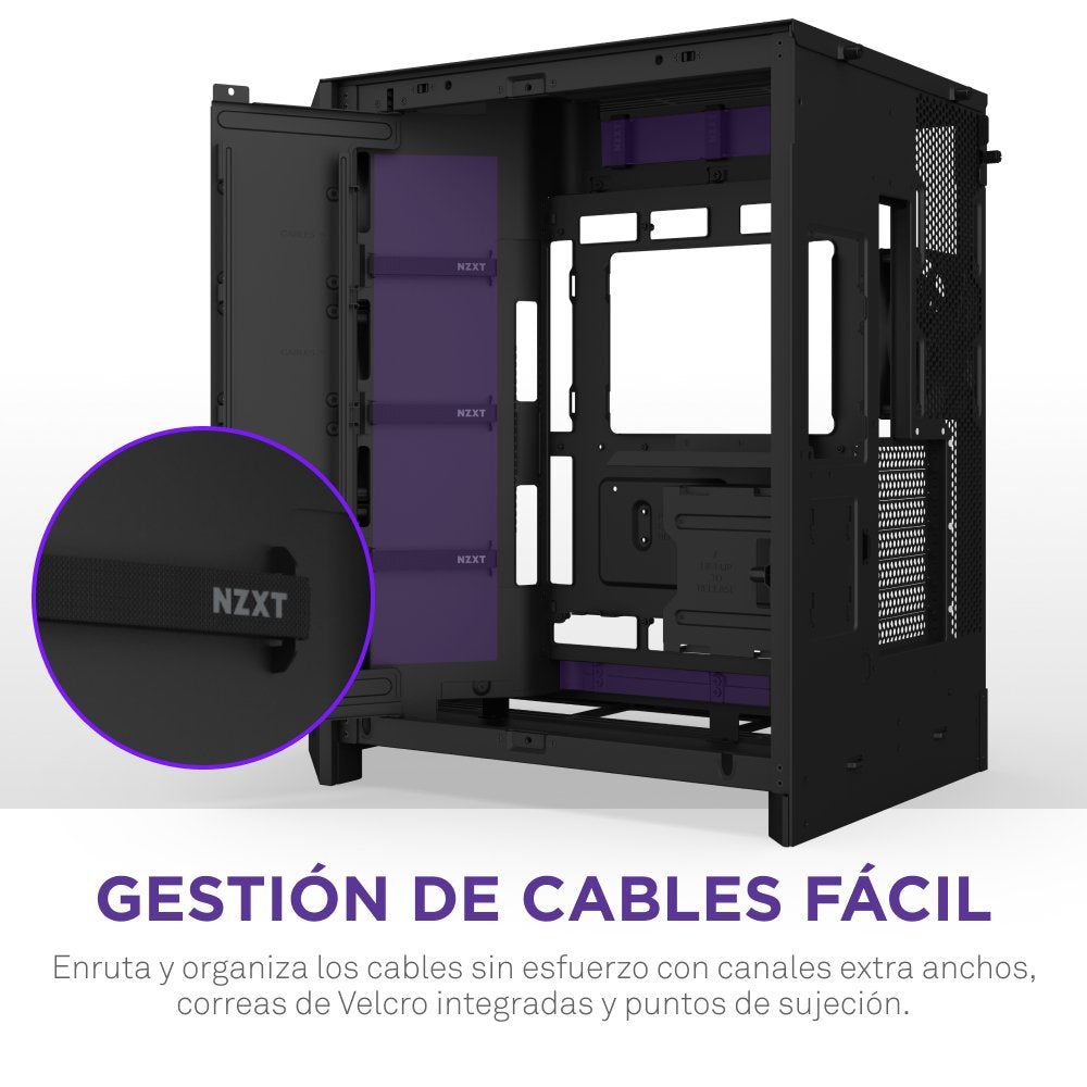 EAN 5056547207667 - NZXT H9 Flow RGB Midi Tower Negro imagen 3